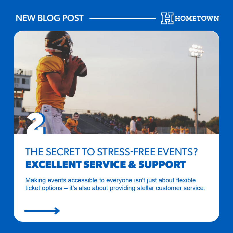 meethometown's tweet image. 🎟️ Simplify your school or athletic program's ticketing with digital solutions! Our blog shows how Hometown makes it easy for organizers, fans &amp;amp; students. 🚀 Read more: 
ow.ly/YjbV50Vxug8 

 #DigitalTicketing #EventSolutions #SchoolsAndSports #Hometown