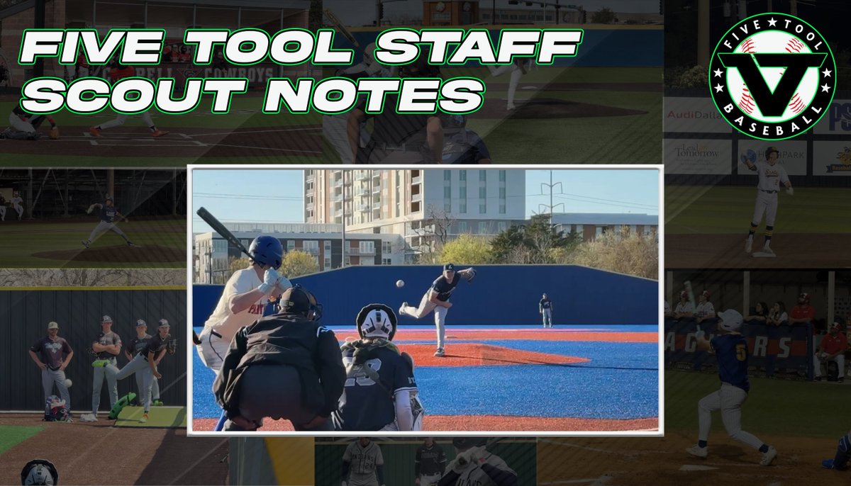 Five Tool Baseball (@fivetool) on Twitter photo đFive Tool Staff Scout Notesâ
Alongside our full video coverage, select games with staff scout notes from <a href="/FiveToolCA/">Five Tool California</a>, <a href="/FiveToolOK/">Five Tool Oklahoma</a>, and <a href="/FiveToolTexas/">âFive Tool Texasâ</a>.
February 7-March 28: READ » fivetool.org/news/five-tool⊠đFive Tool Staff Scout Notesâ
Alongside our full video coverage, select games with staff scout notes from <a href="/FiveToolCA/">Five Tool California</a>, <a href="/FiveToolOK/">Five Tool Oklahoma</a>, and <a href="/FiveToolTexas/">âFive Tool Texasâ</a>.
February 7-March 28: READ » fivetool.org/news/five-toolâŠ