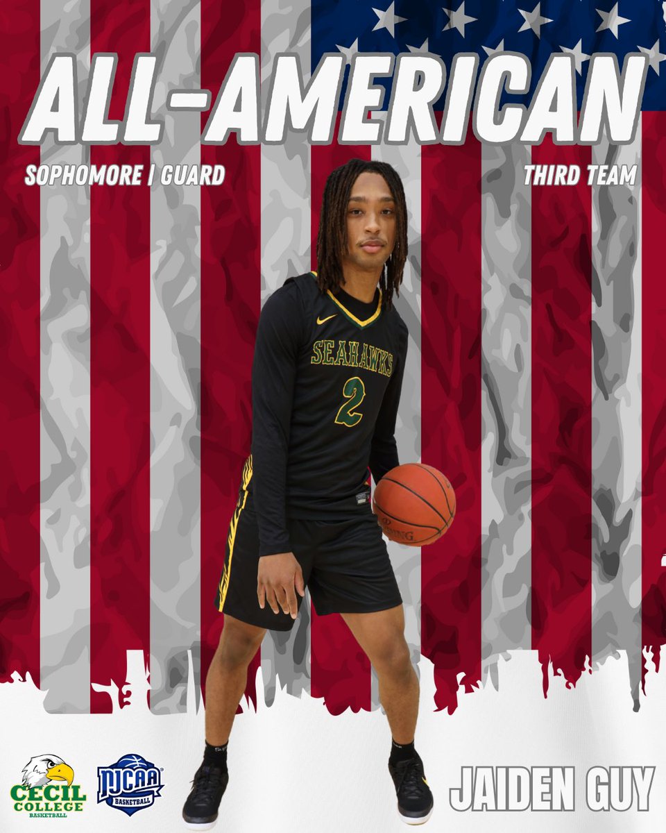 Cecil College Athletics (@cecilathletics) on Twitter photo Our Guy is an NJCAA All-American! Congrats Jaiden!
➡️tinyurl.com/2s3h7pze Our Guy is an NJCAA All-American! Congrats Jaiden!
➡️tinyurl.com/2s3h7pze