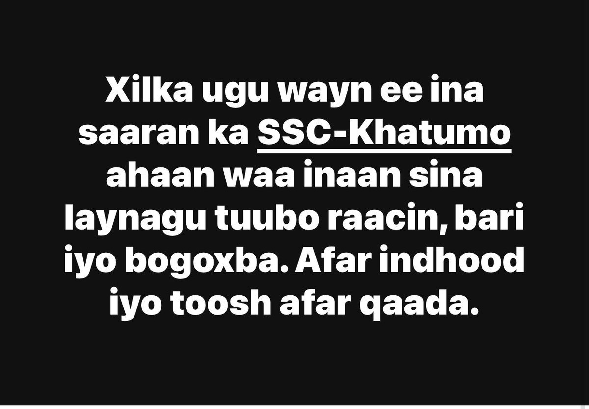 Abdifataah571's tweet photo. Xilka ina saaran soo ma cada 4 #indhood iyo toosh 4 #qaada https://t.co/fipKK8UZ7S