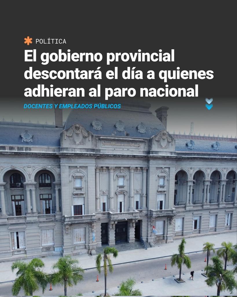 No se construye futuro castigando a quienes trabajan. Descontar el día a quienes ejercen su derecho a huelga no es firmeza, es retroceso.

El artículo 14 bis los ampara.

Quienes hoy lo desconocen, el domingo quieren reformar la Constitución provincial.