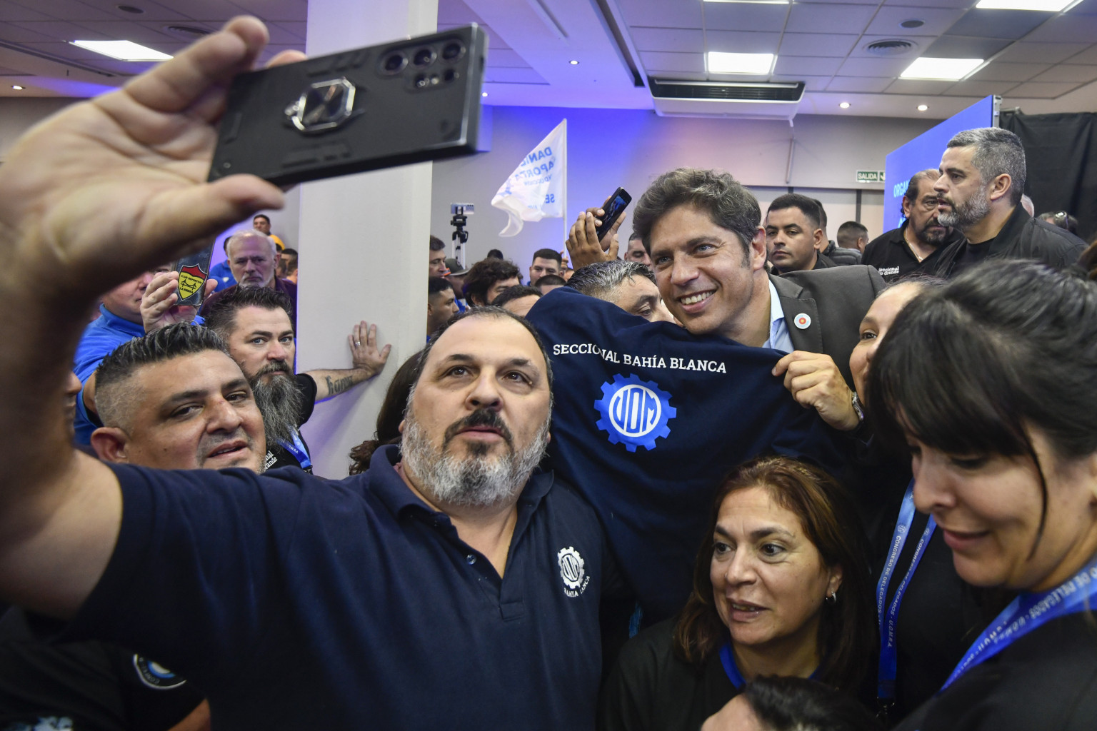 Kicillof cerró el Congreso de la UOM en Mar del Plata con un fuerte mensaje de unidad: "El único adversario es Milei"