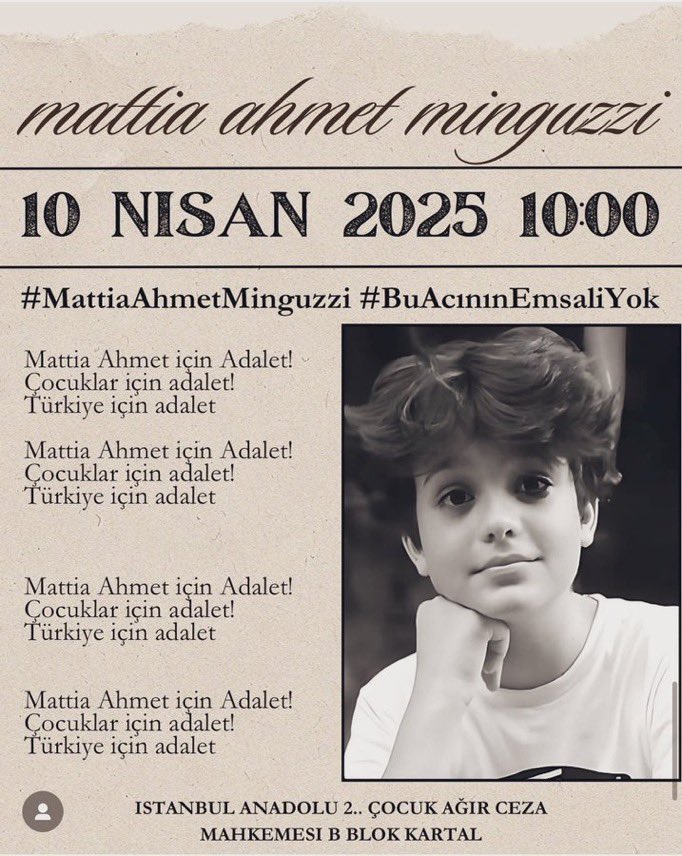 #AhmetMinguzziEmsalOlsun yarın emsal karar gelsin.