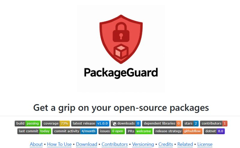 ddoomen's tweet photo. I'm happy to release the first version of PackageGuard, a fully open-source command-line tool to verify that the NuGet dependencies of your .NET solutions are only using specific versions or certain open-source license forms. 

Check it out at https://t.co/NSiOvBT3D5

It's just the first version, so review the backlog to see what is coming soon. NPM/Yarn support is one of the major features I'll start working on soon.