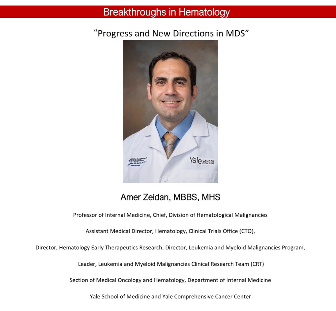 Stanford Hematology Division (@stanfordheme) on Twitter photo Thrilled to have <a href="/Dr_AmerZeidan/">Amer Zeidan MBBS,MHS عامر زيدان</a> from <a href="/YaleCancer/">Yale Cancer Center</a> presenting at todays Breaktbroughs in Hematology seminar!
<a href="/StanfordHeme/">Stanford Hematology Division</a> <a href="/YaleMed/">Yale School of Medicine</a> Thrilled to have <a href="/Dr_AmerZeidan/">Amer Zeidan MBBS,MHS عامر زيدان</a> from <a href="/YaleCancer/">Yale Cancer Center</a> presenting at todays Breaktbroughs in Hematology seminar!
<a href="/StanfordHeme/">Stanford Hematology Division</a> <a href="/YaleMed/">Yale School of Medicine</a>