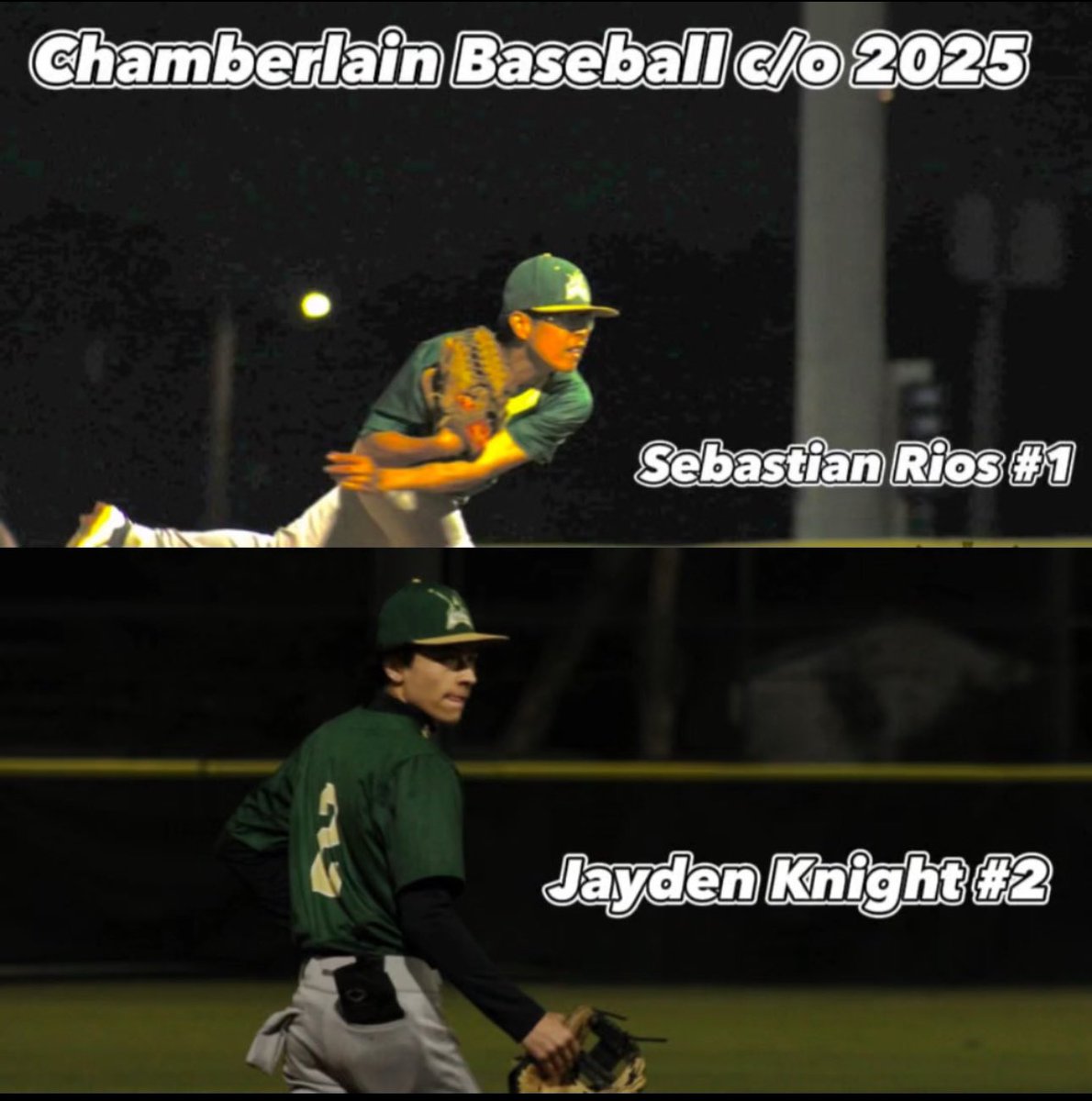 Senior Night tomorrow, April 10th - 7pm @ Chamberlain vs Riverview. Come out and support our 5 seniors. Ceremony directly after the game