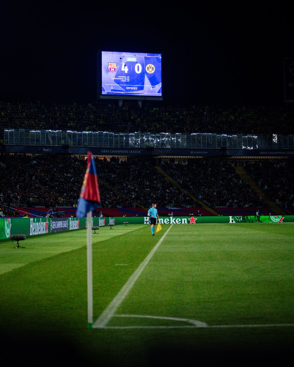 FCBarcelona's tweet image. 4–0 and not even sorry.