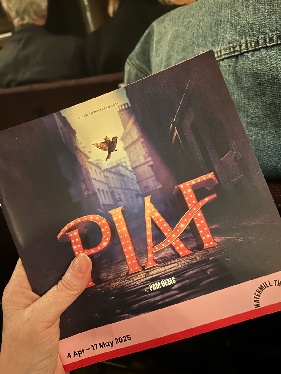 Curtain_CallRev's tweet photo. We have Ruth out at the @WatermillTh tonight for Piaf….review to follow #gifted #CurtainCallReviews https://t.co/cTXK0bCFTM