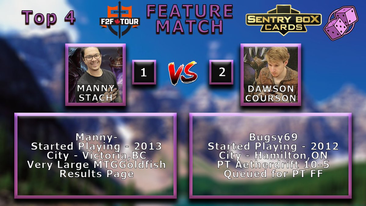 HouseOfManaMTG's tweet photo. This week on the #PODShowdown, our 1st seeds are finally on display and playing in our Top 4 matches of
@MannyStach (1) vs @BugsyOP (2)
@Auterhaus (1) vs Sam Tyler (2)
Come join @DreamsOfAshiok and @dominharvia at 4PM EDT/1PM PDT/10PM CEST on https://t.co/KzsNkyIBDI
@FaceToFaceGames @SentryBoxCards_