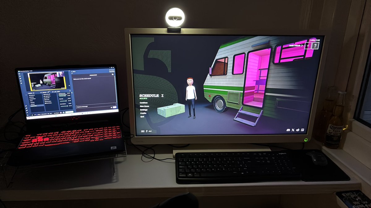 BeersBanterPod's tweet photo. We’re all set up and ready to go soon! 🍻#schedule1game #twitch #Stream
https://t.co/GwogcPcVpY https://t.co/4IMS8ADKV2