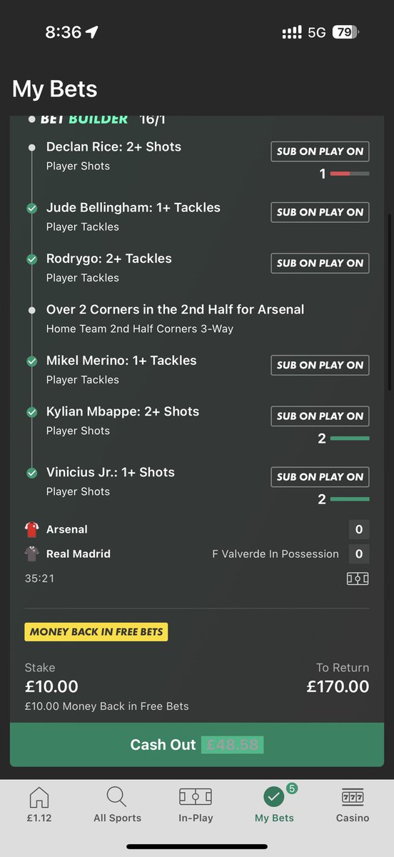 Stackz1st's tweet photo. @ValueBetSpotter Followed but added my own picks 🤌🏽🎯 https://t.co/CyUCfNFciJ