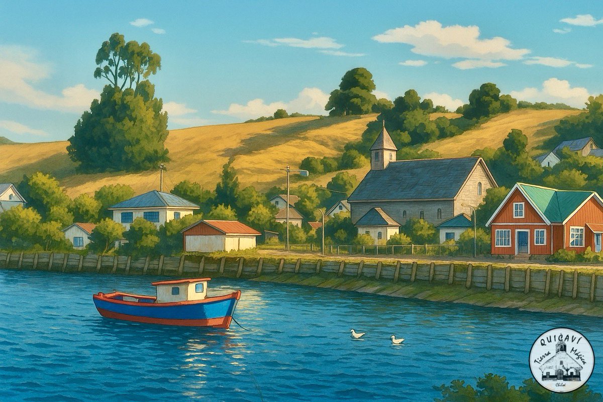 quicaviTM's tweet photo. Una verdadera pintura, estilo Studio #Ghibli

#VenAQuicavi #Chiloe #Quemchi #Quicavi #QuicaviTierraMagica #RegionDeLosLagos #SurDeChile #ViajaPorChile #ViajerosPorChile #StudioGhibli https://t.co/4FUSRmpyL7