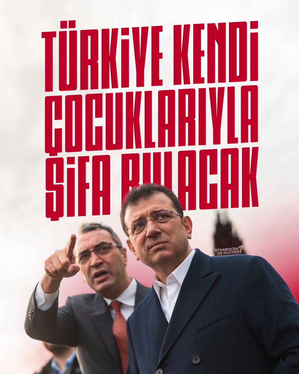 Türkiye kendi çocuklarıyla şifa bulacak.