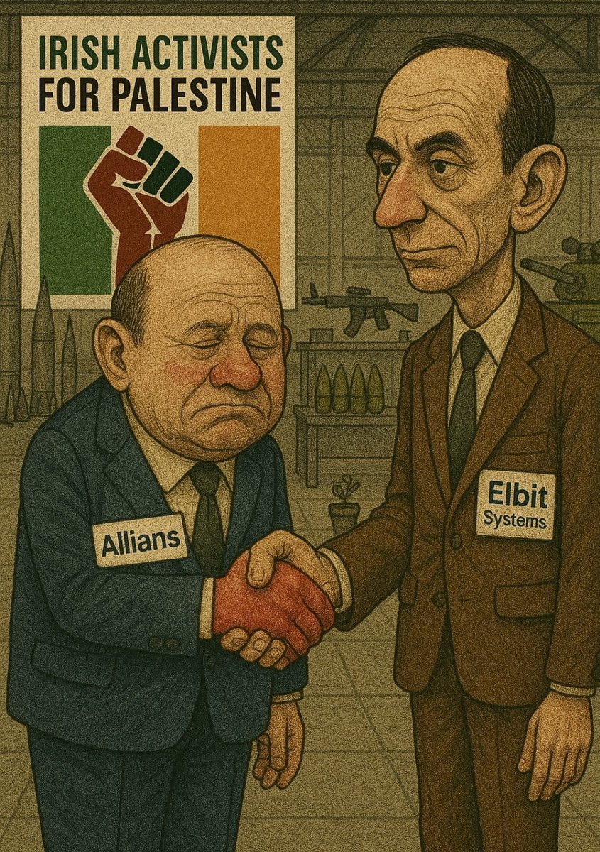 IrelandAct4Pal's tweet photo. When profit meets bloodshed: Allianz and Elbit Systems - partners in genocide.
@officialgaa - don't make us complicit.
#WarProfiteers #DivestNow #StopArmingIsrael https://t.co/RVMhvdK1go