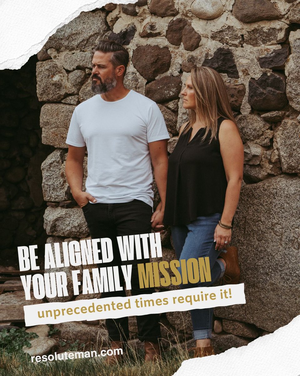IsaacTolpin's tweet photo. Just because you are looking in the same direction doesn’t mean you are going in the same direction in influencing your family.

Don’t make assumptions that everything is good. Assumptions will wake you up down the road with a heaviness of regret.

It takes proactive thoughtfulness to navigate your decisions that influence your family legacy and the Christian norms in society will most likely fail your family.

I promise you this; you will let people down when you make the best decisions for your family. 

You have to be willing to do what’s hard, go against the grain, and lead your family.

You have to BE RESOLUTE! Which means admirably purposeful, steadfast and unwavering.

Get together with your bride and ask these 3 tough questions:

“How is our family really doing?”

“How are you doing?”

“How can I improve…?”

If you do that, know you are of the few. But it takes doing what others aren’t willing to to experience fruit in your family most never see.

Join me and my bride in the Courageous Parenting Program to ensure you are aligned on a biblical parenting plan that is strong enough for your family to thrive in unprecedented times.

https://t.co/9toLBcDQyB

“Be watchful, stand firm in the faith, act like men, be strong. Let all that you do be done in love.”
-1 Corinthians 16:13-14