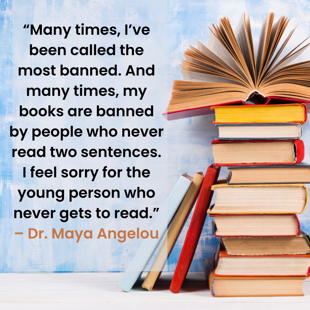 DrMayaAngelou's tweet image. Dr. Maya Angelou’s I Know Why the Caged Bird Sings was banned from the US Naval Academy library. We reject this censorship and stand for literary freedom. Join the public reading in Annapolis on 4/12. #StillIRise #BannedBooks #FreedomToRead #MayaAngelou
