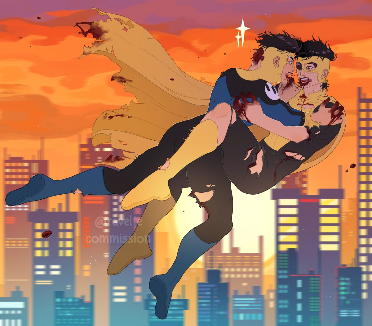 ravelte_art's tweet photo. a SiniTarget piece I did for a client !
#invincible #markcest https://t.co/LRa8cQwT1A