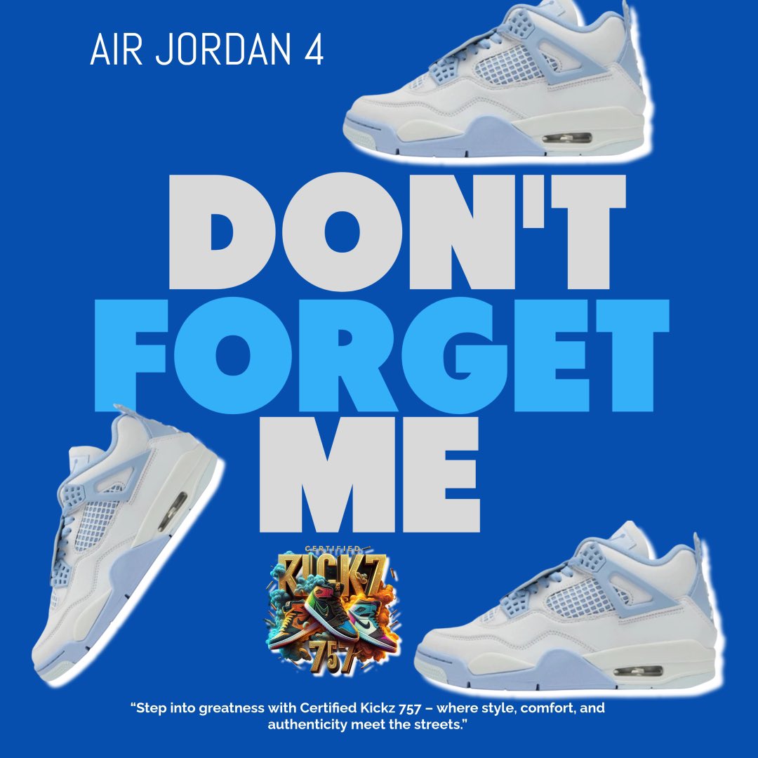 _profitman's tweet photo. “Secure your pair of the highly anticipated Jordan 4's  ‘Don't Forget Me ’ now! Preorder with Certified Kickz 757 with a $160 deposit to lock in your size today. Don’t miss out on these iconic kicks!”

Certified Blokboy Clothing Co

#Certifiedkickz757 https://t.co/HqoRq4gAv5