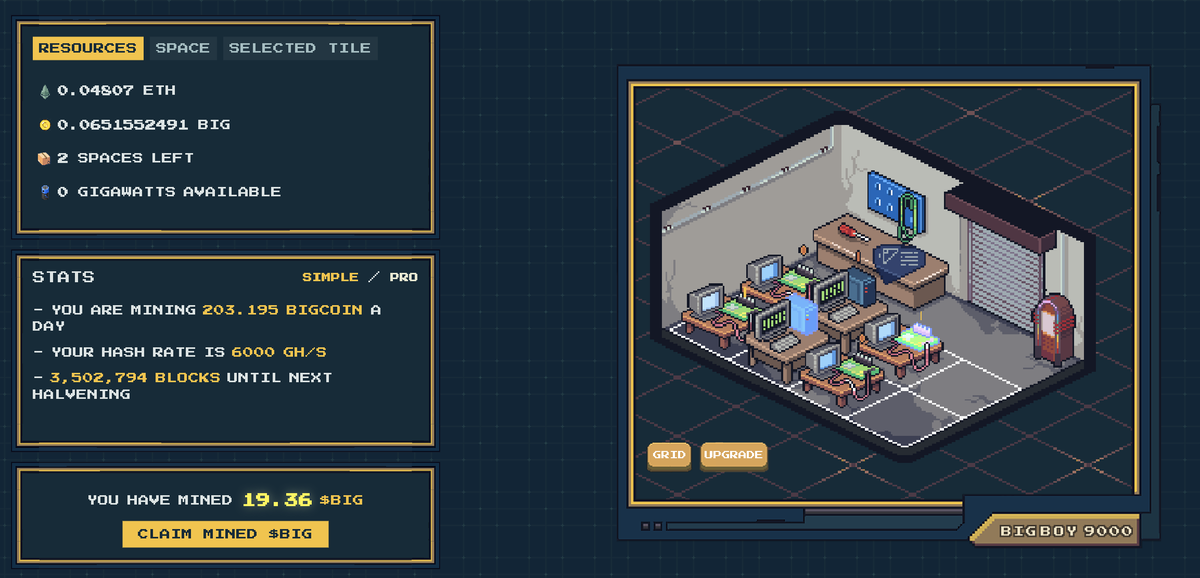FadingCons's tweet image. 我開始在 @AbstractChain 上挖 Bigcoin $BIG

bigcoln.tech/?ref=0xBF9D3e6…

我認為挖礦率會隨著即將來臨的炒作而迅速下降，但它很有趣。

總體而言，Abstract 上的應用程式體驗令人耳目一新。

正是 CT 現在所需要的。