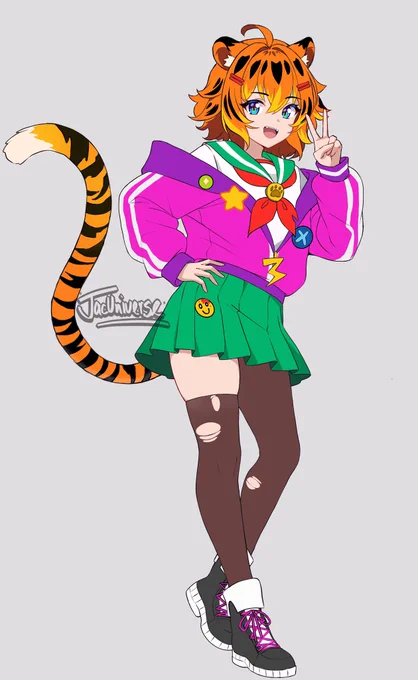 School girl Tiger adopt You offer any price you think is right thru via dms  