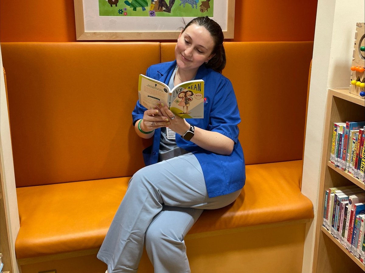 childrens's tweet image. Our patients, team members and volunteers are no strangers to the libraries at our Children’s Health campuses. We’re featuring their favorite books for National Library Week. Do you see your favorite? 📚 #NationalLibraryWeek