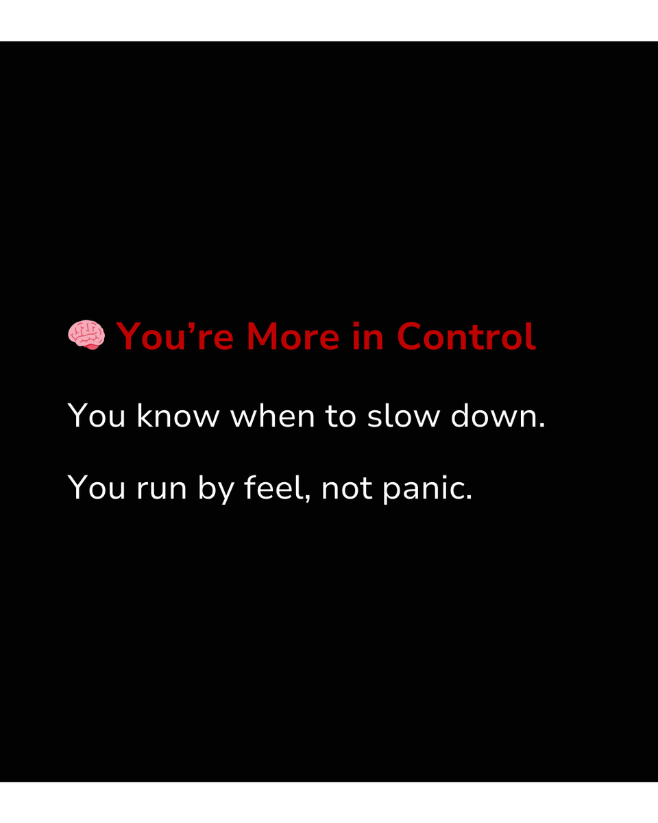 AJRunningCoach's tweet image. You’re improving as a runner if:

✅ You run by feel (not panic!)
✅ Recovery time shortens
✅ Setbacks no longer derail you

Improvement goes beyond PBs—it's about mastering the PROCESS 🧠🏃‍♂️

What's a non-time sign YOU'RE improving?👇

#AJRunningCoach #RunningProgress #Mindset