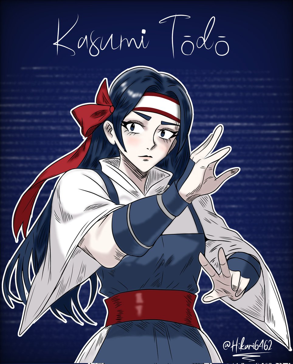 Hikari6462_v2's tweet photo. Kasumi Tōdō (The king of Fighters 96).  ☕🐢

#kof #fanart #digitaldrawing #digitalart #dibujodigital #artedigital #THEKINGOFFIGHTERS https://t.co/19kX3RzGgD