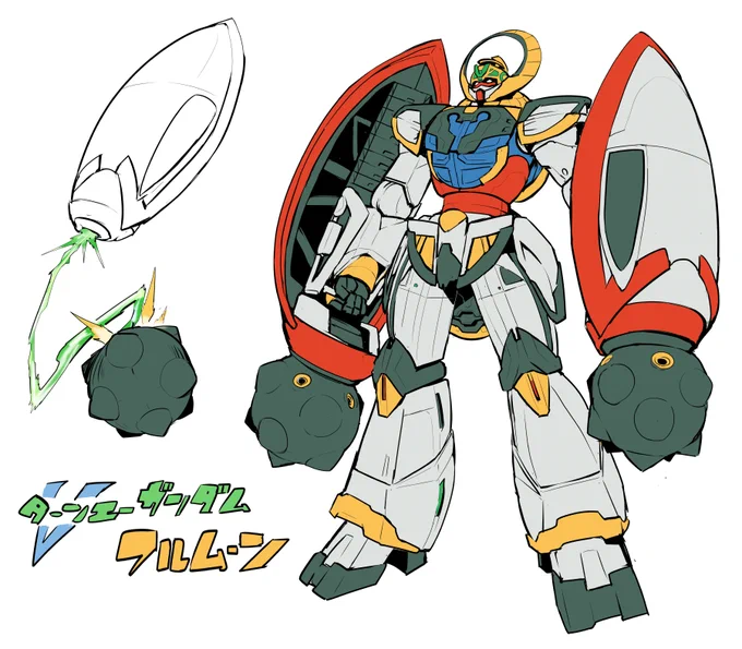 これ綺麗に描き直したいし俺ガンプラもっと描きた～～い 