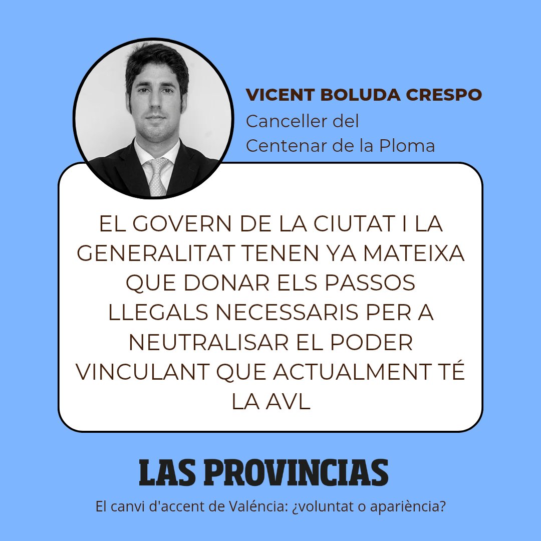 LoRatPenat_'s tweet photo. ✒️Vicent Boluda Crespo, canceller del Centenar de la Ploma, publica hui un interessant i aclaridor artícul en Las Provincias.

📰El canvi d'accent de Valéncia: ¿voluntat o apariència?

Llegir artícul 👉 https://t.co/0ziXTP7ZJH https://t.co/0TUaSg0d4Z