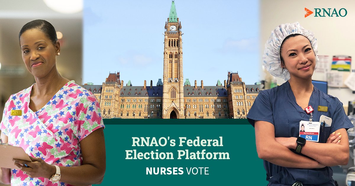 RNAO's tweet photo. Nurses are reminding Canadians that health extends far beyond health care. Voting is more than a right; it is a responsibility. Can't vote on April 28, vote at an advance poll or see options @ElectionsCan_E: https://t.co/HAzNfqJ9nr
Explore #RNAOPlatform before you cast your vote: https://t.co/dzfvmRGayi
#Cdnpoli #cdnelxn @LhamoDolkar2023 @DorisGrinspun