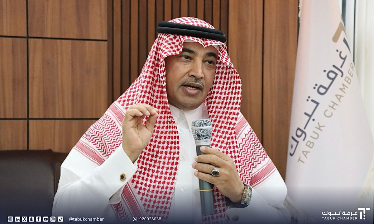غرفة تبوك (@tabukchamber) on Twitter photo #ورشة_عمل
نظمت #غرفة_تبوك اليوم ورشة عمل بعنوان:
"لماذا الإعلام السياحي في تبوك" ممثلة بلجنة الإعلام والتسويق ولجنة السياحة والفنادق بالتعاون مع <a href="/TMediaA1812/">جمعية الإعلام السياحي</a>
وبحضور رئيس لجنة الإعلام والتسويق أ. محمد بن هليل الساعد و رئيس لجنة السياحة والفنادق أ. سلطان بن سالم الرموثي، حيث #ورشة_عمل
نظمت #غرفة_تبوك اليوم ورشة عمل بعنوان:
"لماذا الإعلام السياحي في تبوك" ممثلة بلجنة الإعلام والتسويق ولجنة السياحة والفنادق بالتعاون مع <a href="/TMediaA1812/">جمعية الإعلام السياحي</a>
وبحضور رئيس لجنة الإعلام والتسويق أ. محمد بن هليل الساعد و رئيس لجنة السياحة والفنادق أ. سلطان بن سالم الرموثي، حيث
