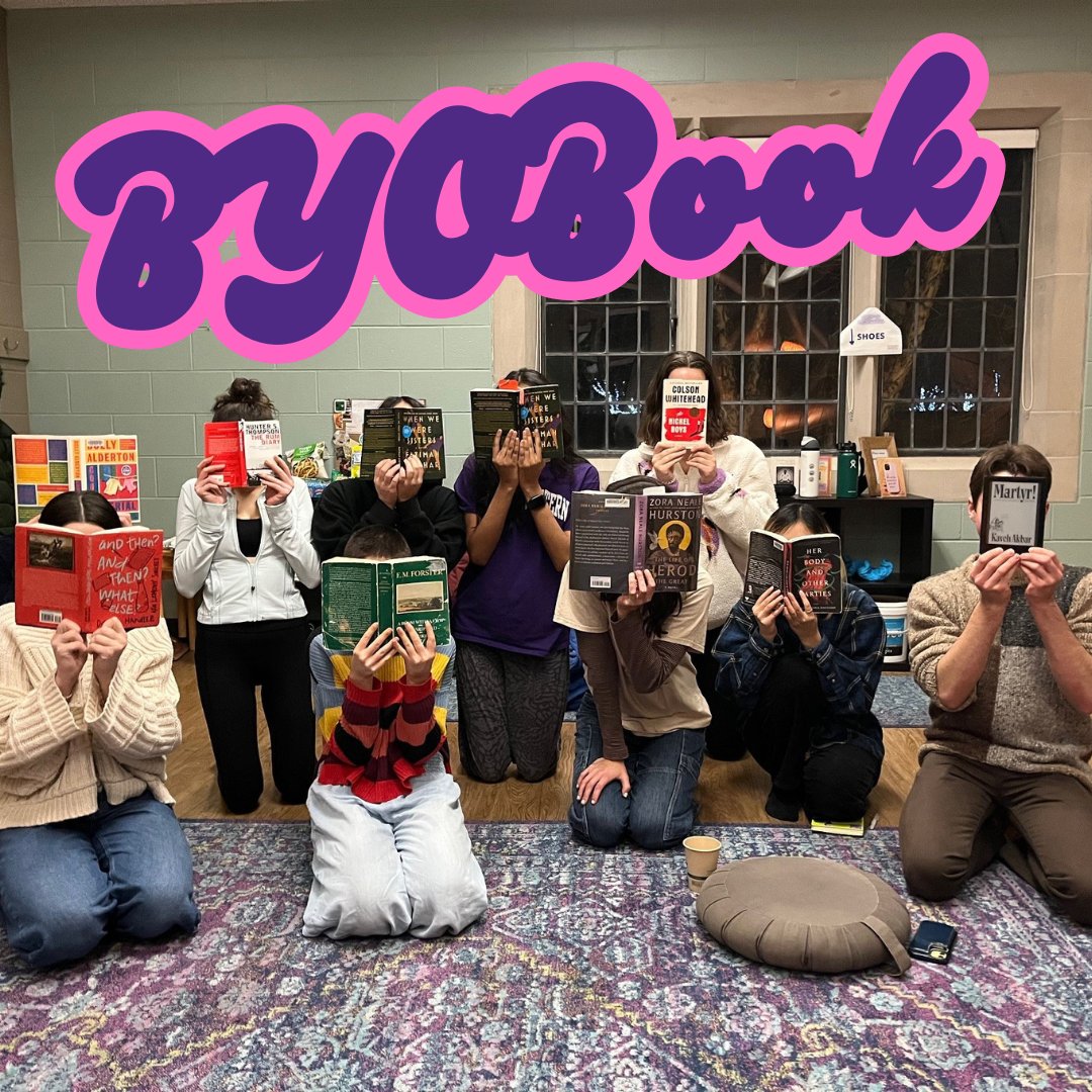 nuHPaW's tweet photo. BYOBook: NU’s Silent Book Group April 14 &amp; 28 | 7-8:15pm | Parkes 204 Bring your favorite book (or grab one from us), settle in with cozy vibes, and enjoy quiet reading time alongside fellow book lovers. Snacks provided—just bring yourself!
https://t.co/LrysmRbRNM https://t.co/JoQhsxdYd5