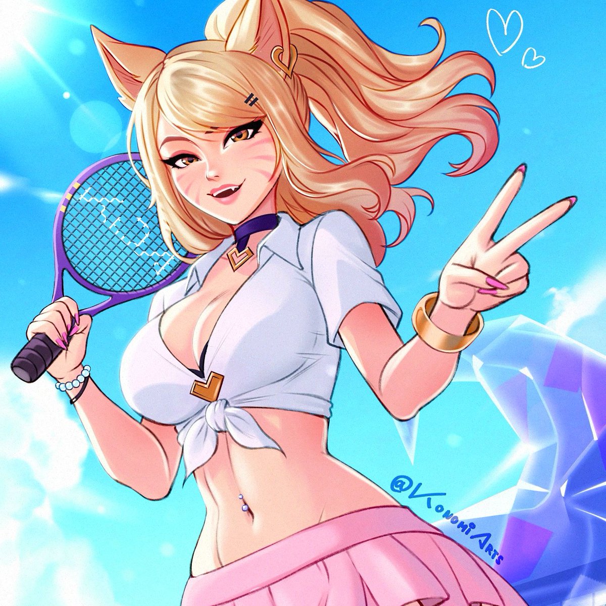 konomiarts's tweet image. hi #PortofolioDay ! i'm konomiarts and i like to draw cute fanarts of #KDA and #Overwatch2 !