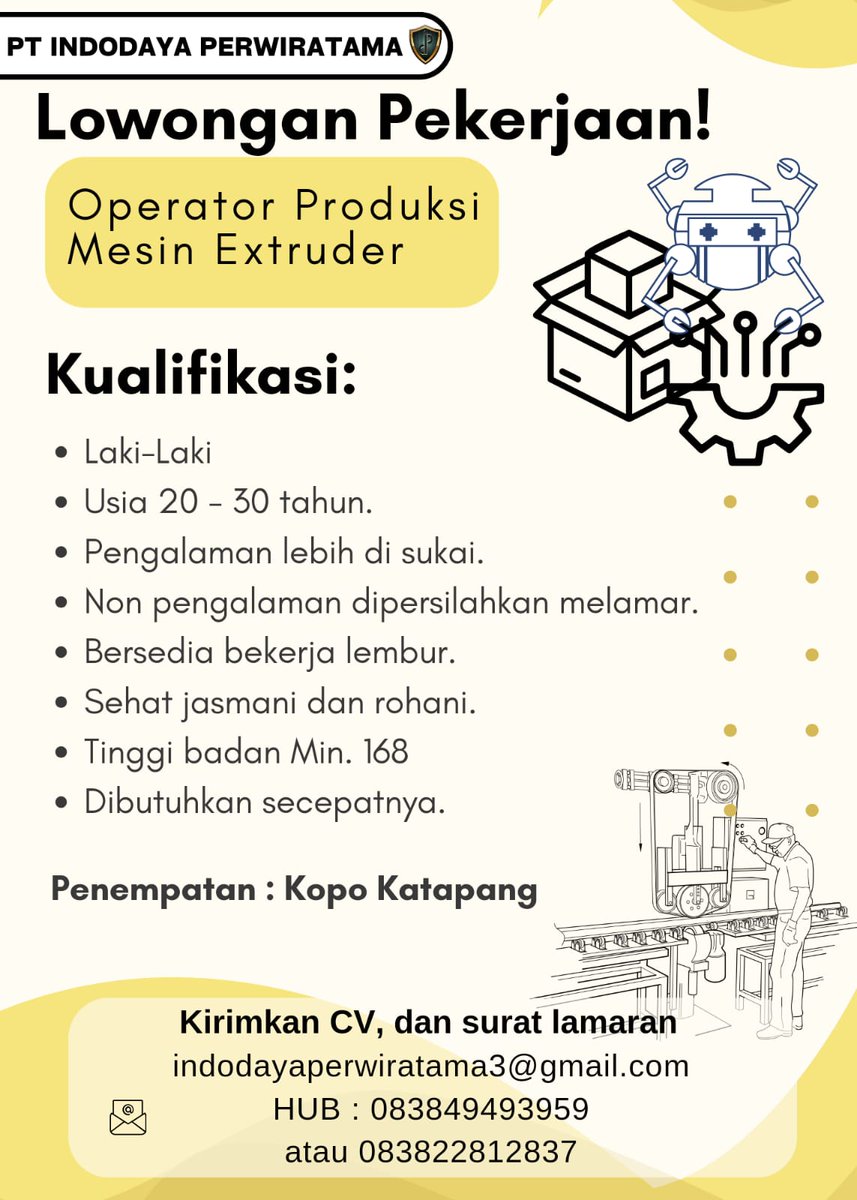 brgkali minat.. cukup kirim cv k no 0838 4949 3959 &amp; tanpa biaya admin.. inshaallah amanah.. 🙏🏻🙏🏻
Penempatan BDG RAYA

#Info #loker #lowongan #kerja #satpam #security #karawang #klarikarawang #GratisTanpaBatas #semuaorang #SEGERA #Tanpa #Biaya #Admin #InshaAllah #amanah #indo