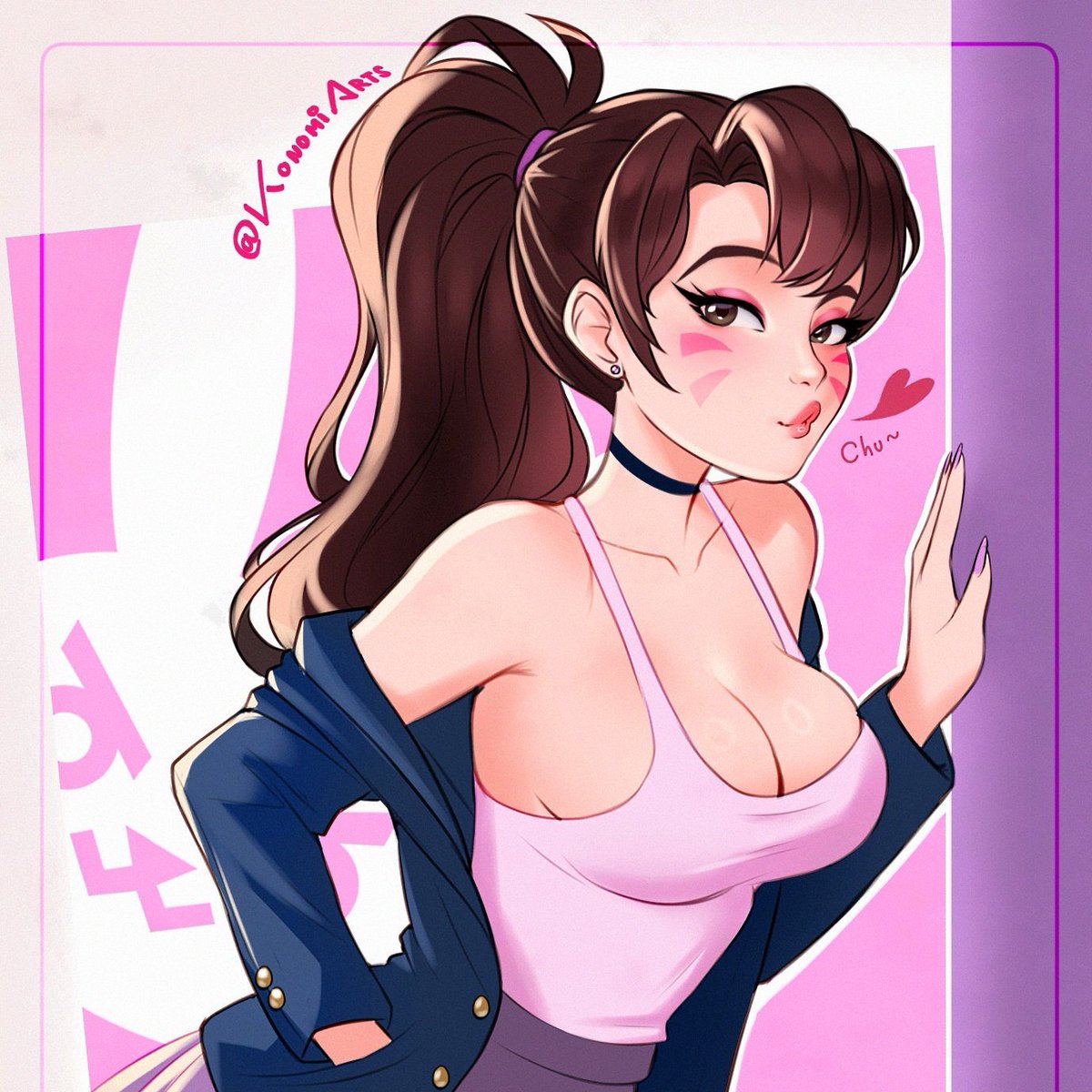 konomiarts's tweet image. hi #PortofolioDay ! i'm konomiarts and i like to draw cute fanarts of #KDA and #Overwatch2 !