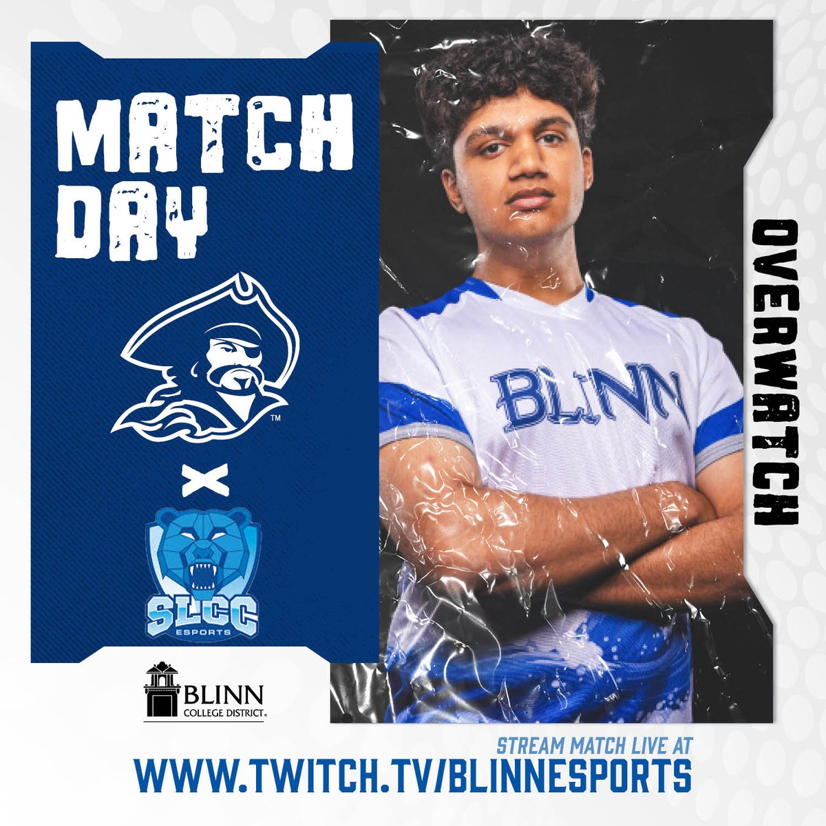 Buccaneers Esports (@blinnesports) on Twitter photo 🎮 MATCH DAY 🎮
Our NJCAAe Regional run begins TONIGHT at 6PM CST as we VS. <a href="/slccesports/">SLCC Esports</a>!
📺 Watch it LIVE on our Twitch: twitch.tv/blinnesports
If we win, we’ll jump straight into our next match against the winner of CBC vs STLCC. 🎮 MATCH DAY 🎮
Our NJCAAe Regional run begins TONIGHT at 6PM CST as we VS. <a href="/slccesports/">SLCC Esports</a>!
📺 Watch it LIVE on our Twitch: twitch.tv/blinnesports
If we win, we’ll jump straight into our next match against the winner of CBC vs STLCC.