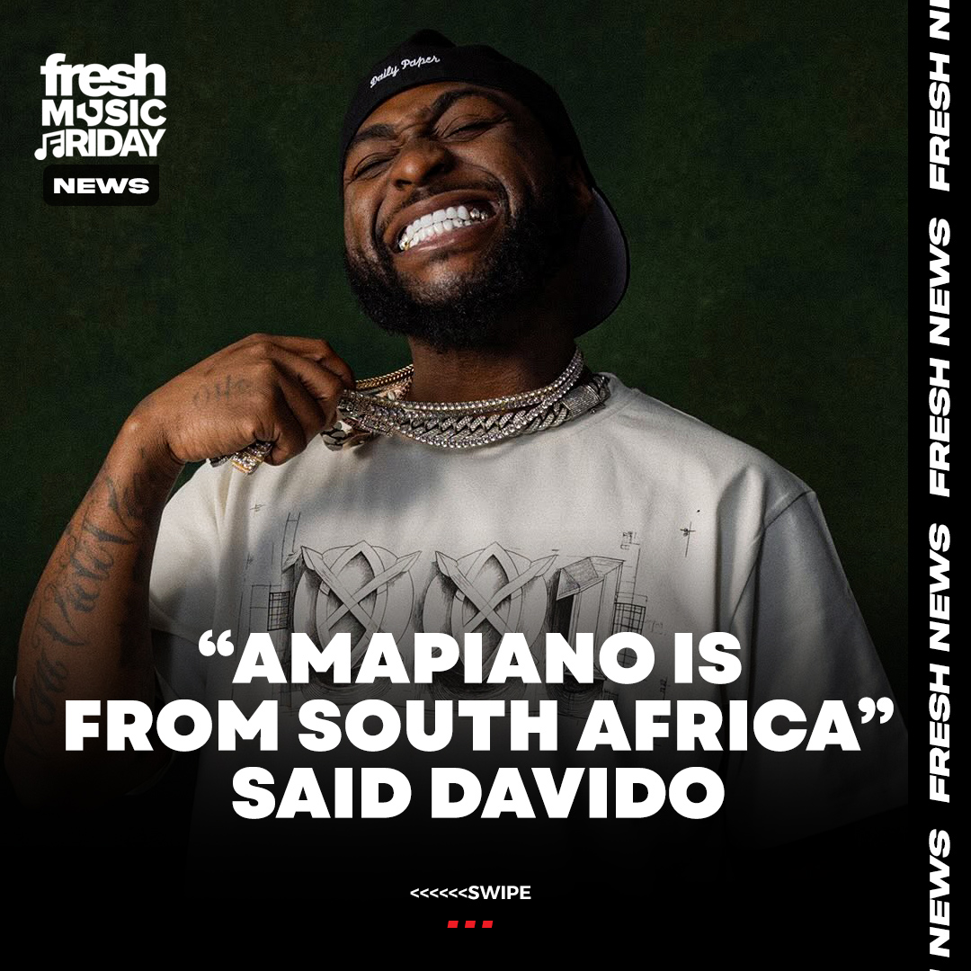 FreshMusicFSA's tweet photo. #freshnews :@davido clears the air on #Amapiano during his chat with @breakfastclubam. https://t.co/oa2ZKyWlf2