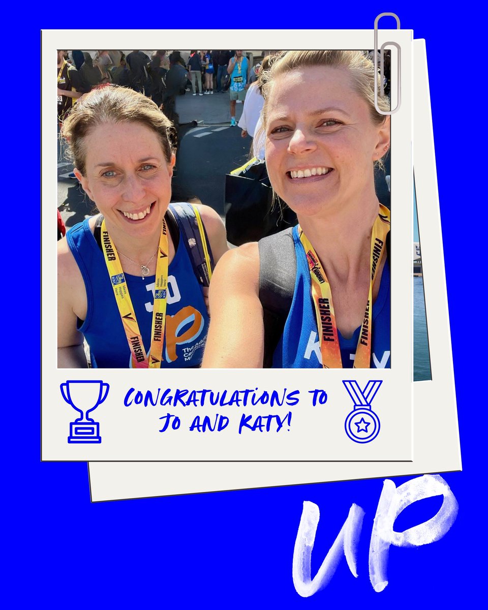 UP - The Adult Cerebral Palsy Movement (@upmovement_cp) on Twitter photo Big congratulations Jo and Katy for taking part in the @londonlandmarkshalf last Sunday and raising money for <a href="/upmovement_cp/">UP - The Adult Cerebral Palsy Movement</a> .
We really appreciate it and so pleased the sun shone for you.
#GPsForCP #CerebralPalsy #Allies #Supporters #Friends #CPIsForLifeNotJustForChildhood. Big congratulations Jo and Katy for taking part in the @londonlandmarkshalf last Sunday and raising money for <a href="/upmovement_cp/">UP - The Adult Cerebral Palsy Movement</a> .
We really appreciate it and so pleased the sun shone for you.
#GPsForCP #CerebralPalsy #Allies #Supporters #Friends #CPIsForLifeNotJustForChildhood.