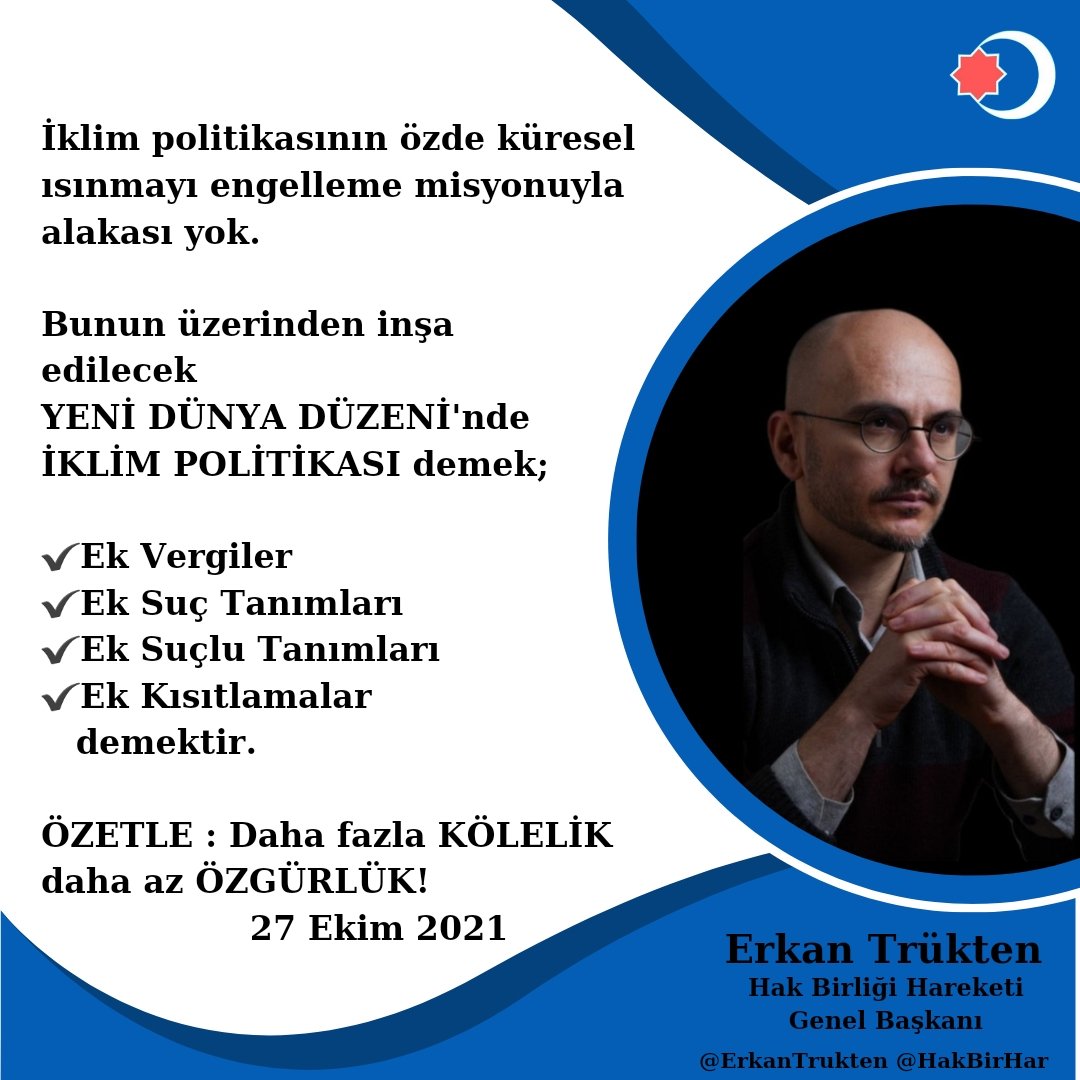 ErkanTrukten's tweet photo. SON UYARIMIZ! 
#İklimTasmasınaHayır https://t.co/FCG1Yr5hNl