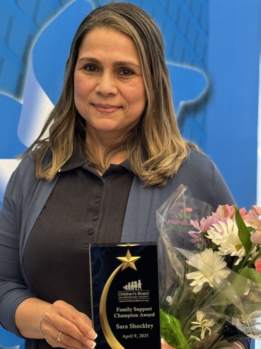 This morning at the <a href="/MyCBHC/">Children's Board</a>  Child Abuse Prevention Event, our own Sara Shockley was honored with the Family Support Champion Award! 💙

We're proud to be part of a resource-rich community working to ensure every child has a safe, healthy, and bright future. 🌟 #CAPMonth