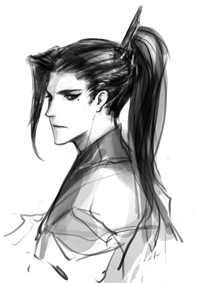 Набросок самого лучшего мужчины в Системе =)
#liuqingge