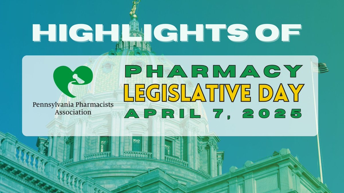PAPharmacists's tweet image. On April 7th, more than 350 pharmacists &amp;amp; pharmacy students came to State Capitol in Harrisburg for Pharmacy Legislative Day to meet with their lawmakers to discuss important issues facing pharmacists &amp;amp; patient access. Video highlights: vimeo.com/1073705158 #PPAatWork