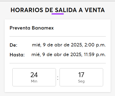 ateez_mexico's tweet photo. ATINY ya está por comenzar la #PreventaBanamex para el concierto de ATEEZ en el @EstadioGNP ☺️
 
Les recomendamos preparar bien sus cuentas y tarjetas con anticipación. ¡Les deseamos mucho éxito! ✨🎟

 #ATEEZ #에이티즈 #In_Your_Fantasy #In_Your_Fantasy_Mexico https://t.co/44fAJfqEG3