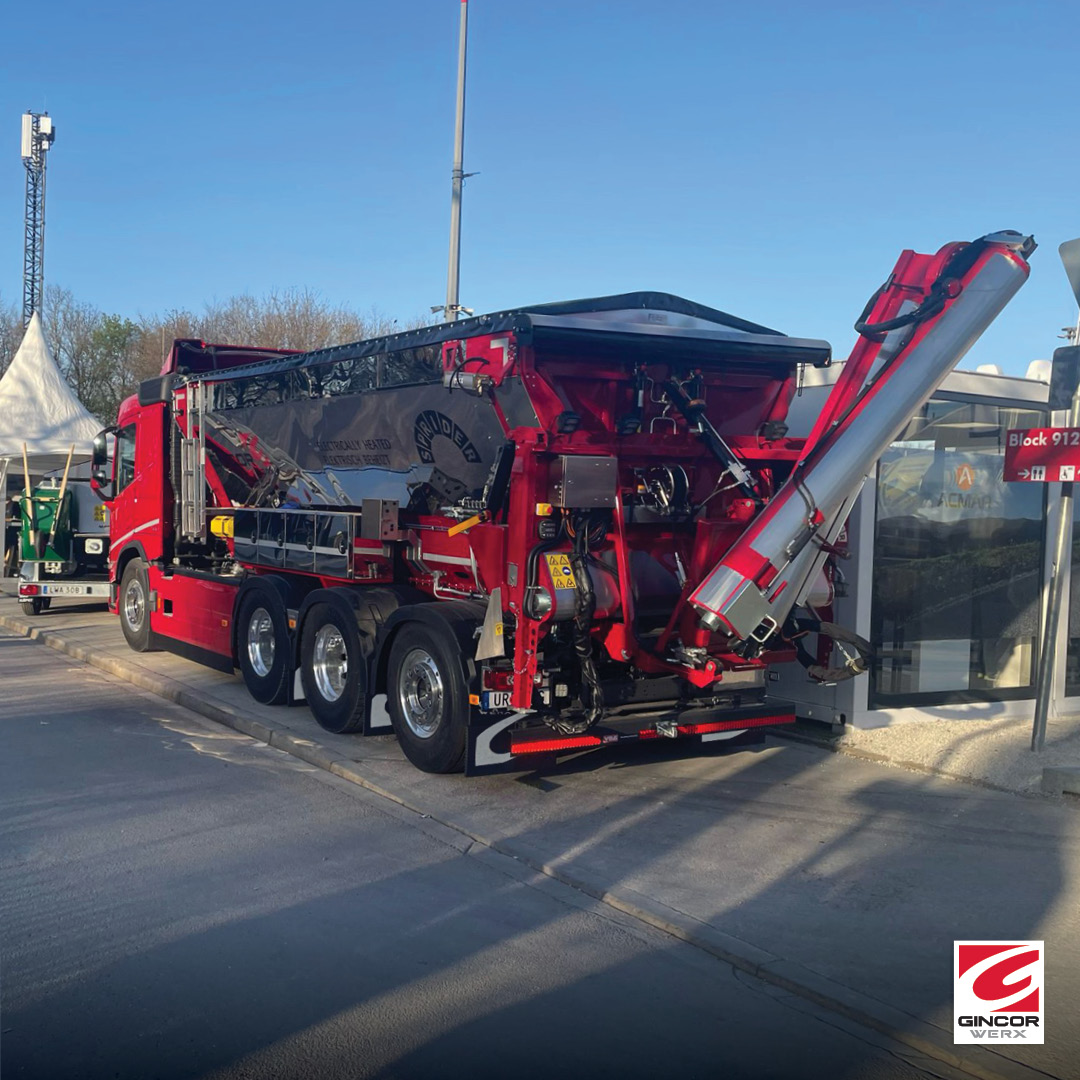 GincorWerx's tweet photo. Don’t miss your last chance to see us at Bauma 2025 in Munich, Germany🇩🇪! Visit GINCOR Werx at booth FS912/A1 and get an up-close look at our Live Bottom Truck Mount featuring Sprider technology.

#bauma2025 #germany #livebottom #truckmount #paving https://t.co/PLRcv5Q53Y