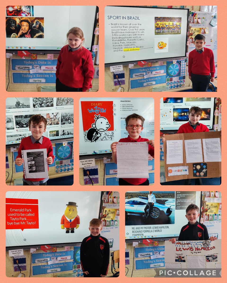 CarrigleaNS's tweet image. Excellent projects from 3rd &amp;amp; 4th class on a huge variety of topics! Well done everyone! 🤩 #reportwriting