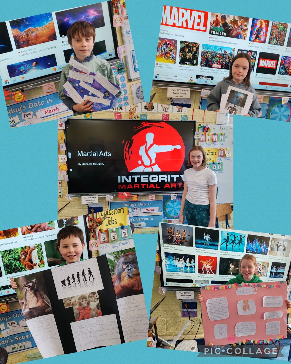 CarrigleaNS's tweet image. Excellent projects from 3rd &amp;amp; 4th class on a huge variety of topics! Well done everyone! 🤩 #reportwriting