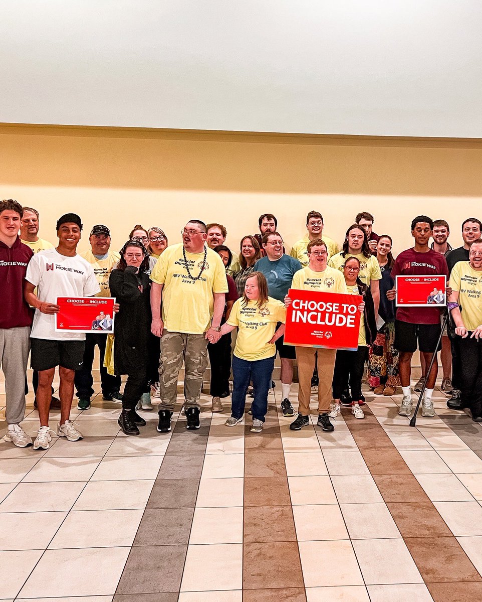 On Monday, April 7, @hokiesmsoccer’s <a href="/MathiasYohannes/">Matty Yohannes</a>, Noe Uwimana, and Jake Jacobi joined <a href="/SolympicsVAsw/">SpecialOlympicsVA-SW</a>’s Unified Sports Walking Club.

This week is also Unified College Championship Week, and we’re proud to support #SOCollegeChampWeek25 and #FunRunUCCW25!