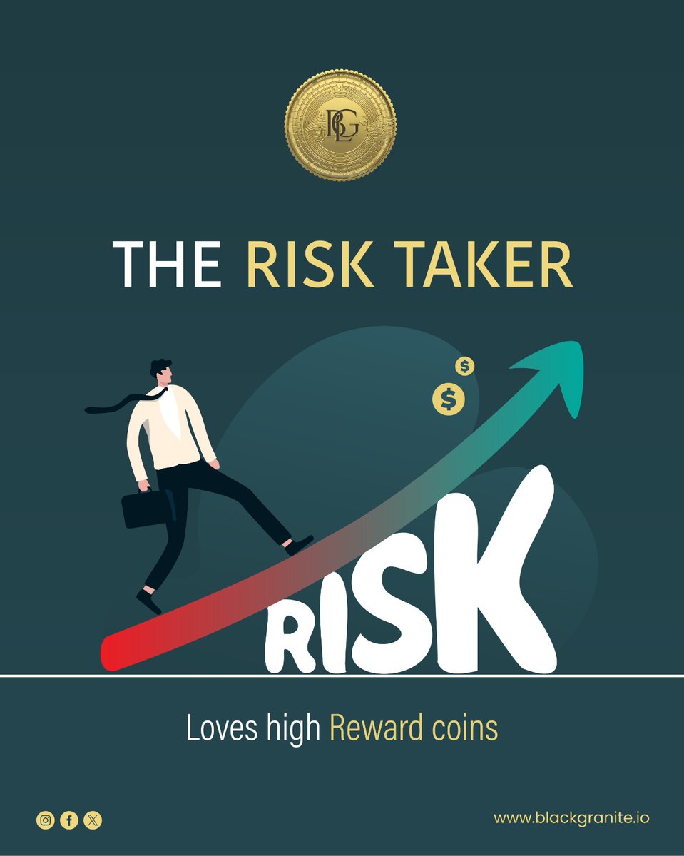 black_granite_'s tweet photo. What's your crypto style?
📊 Researcher? 🚀 Risk Taker? 🏦 Safe Investor?
Know your type &amp; invest smarter with BLG.
#InvestorPersonality #BLGInsights #CryptoStrategy https://t.co/jd3vzRIMEk