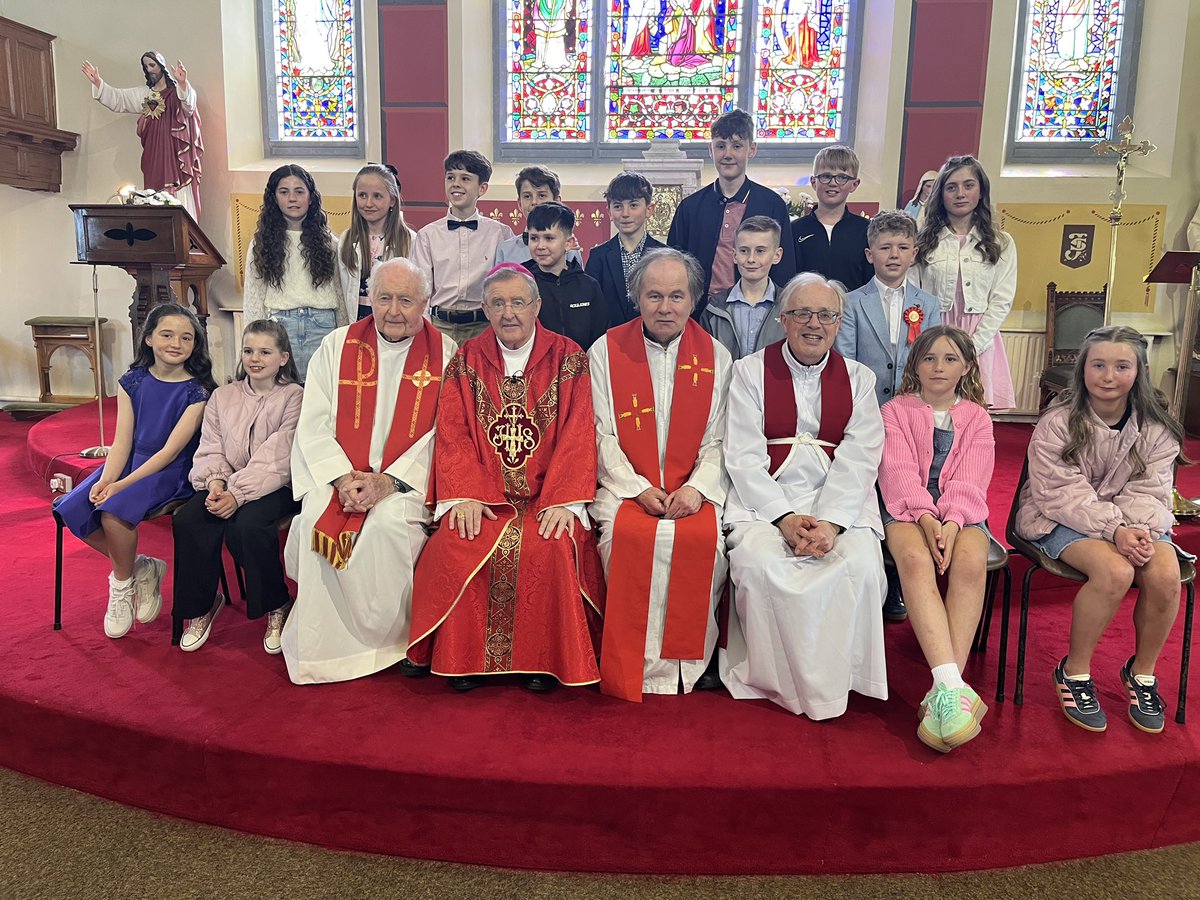 Congratulations to our Candidates who received their Confirmation today. We are so proud our boys and girls who worked  hard in preparation for the day and who were most respectful and reverent throughout the ceremony. As Bishop Crean said today- you will never walk alone! 🕊️🙏🏼