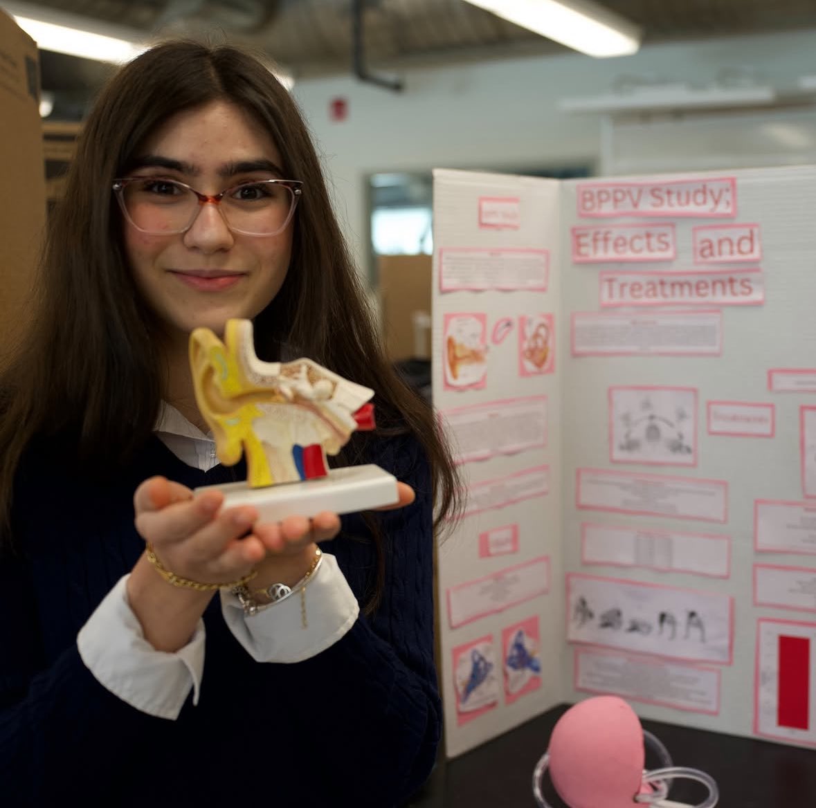 StPeterCSS's tweet photo. Congrats  to our very successful students on their Trent Science fair awards. Noah &amp; Brendan placed 1st in the Sr Life Science Cat. Zena placed 2nd in Life Sciences and Isabelle placed 1st in the Sr. Environmental Science category.  @PVNCCDSB #BeingCreative https://t.co/l1DaYtWmo1